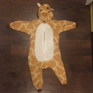 Giraffe one piece onesie